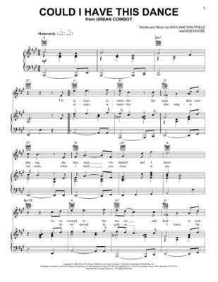 could i have this dance sheet music Have you ever considered the intricate relationship between dance and music in literature?