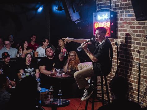 what happened at the new york comedy club? it's not just laughter that fills the air.